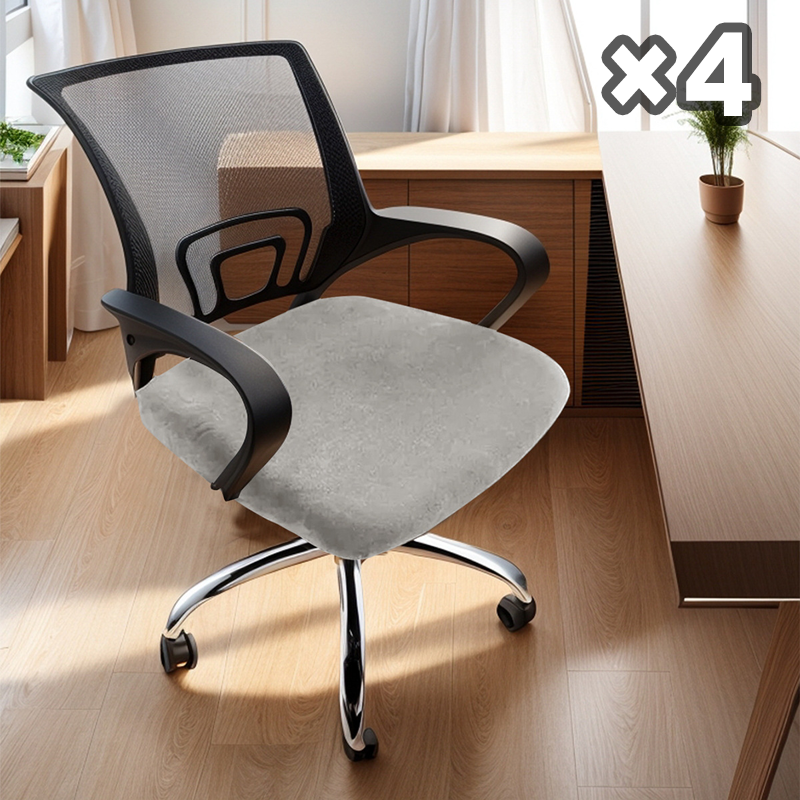 Elastiske vanntette stoltrekk (sett med 4)