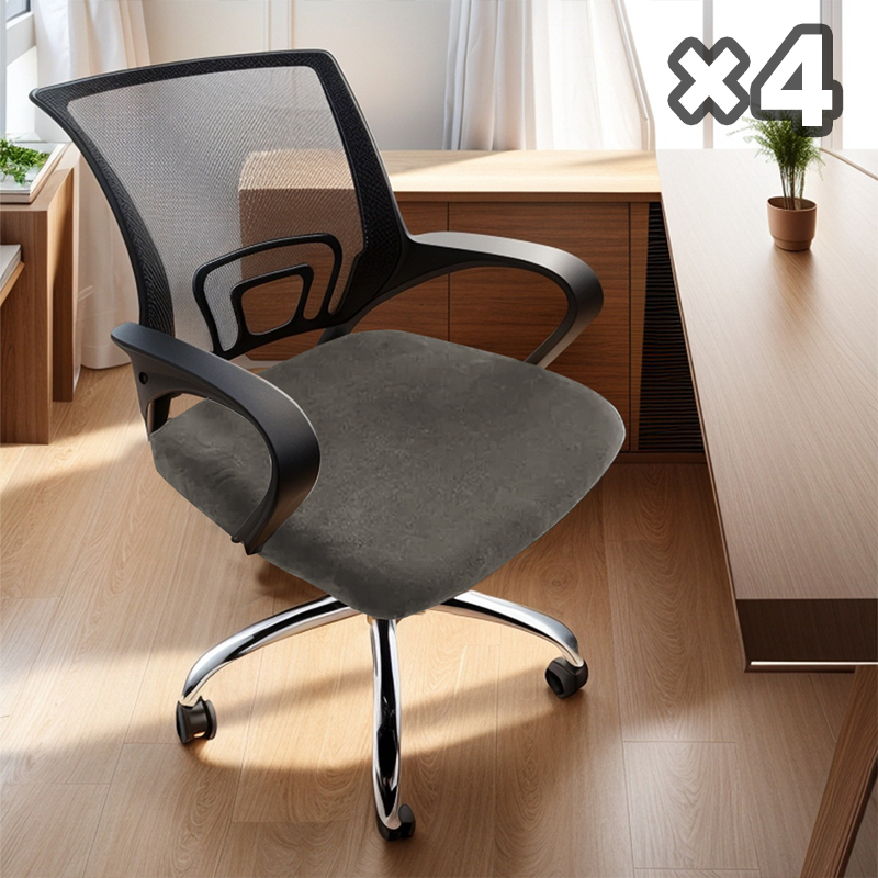 Elastiske vanntette stoltrekk (sett med 4)