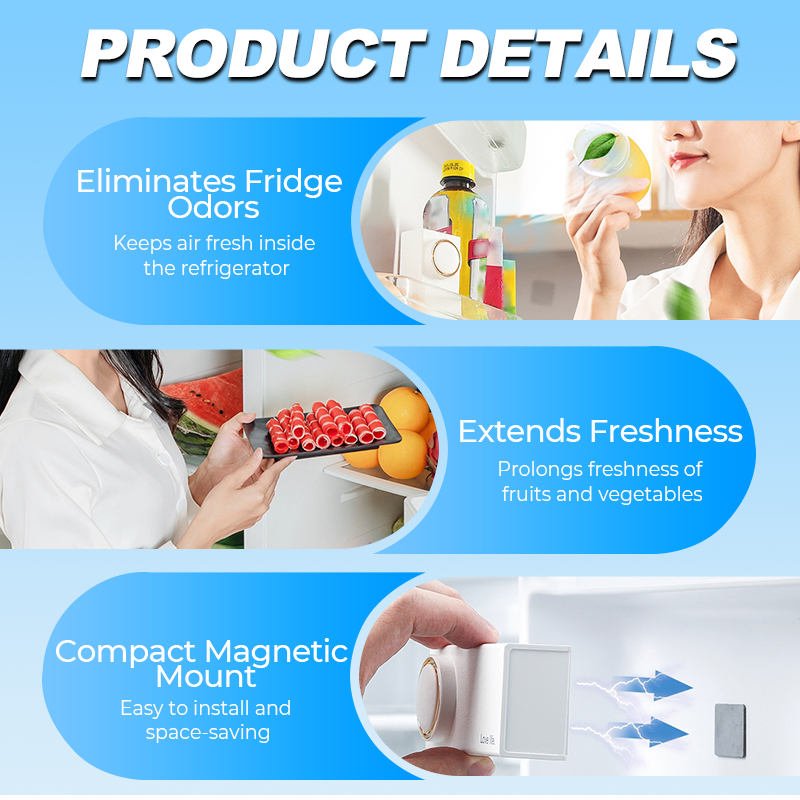 Rechargeable Refrigerator Sterilizer and Deodorizer