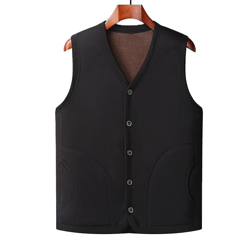 [warm gift] Men’s Winter Fleece Padded Insulation Vest