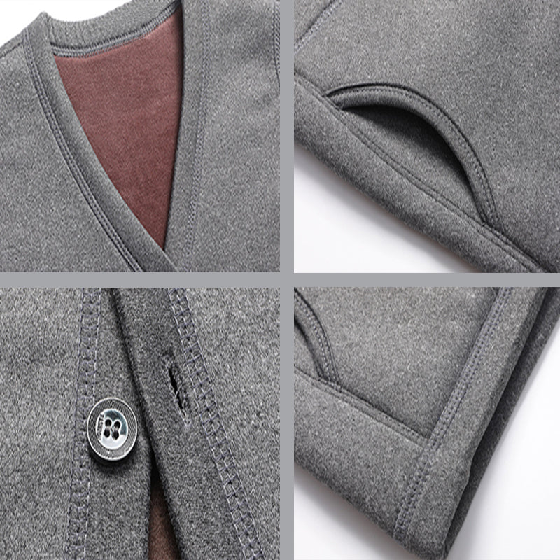 [warm gift] Men’s Winter Fleece Padded Insulation Vest