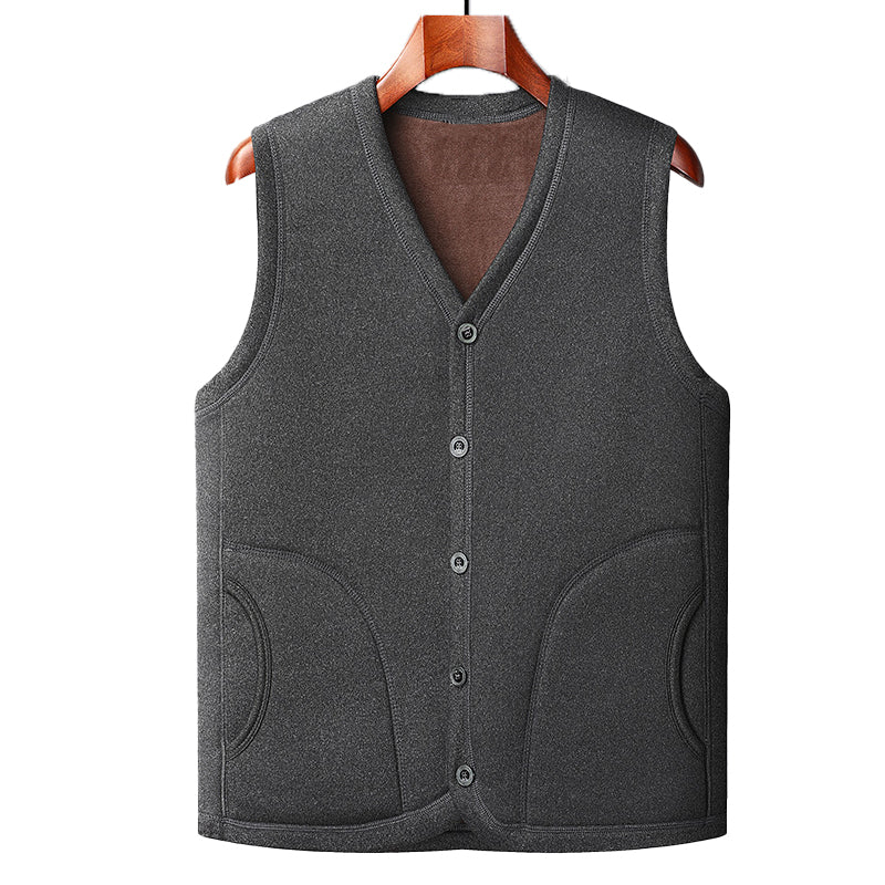[warm gift] Men’s Winter Fleece Padded Insulation Vest