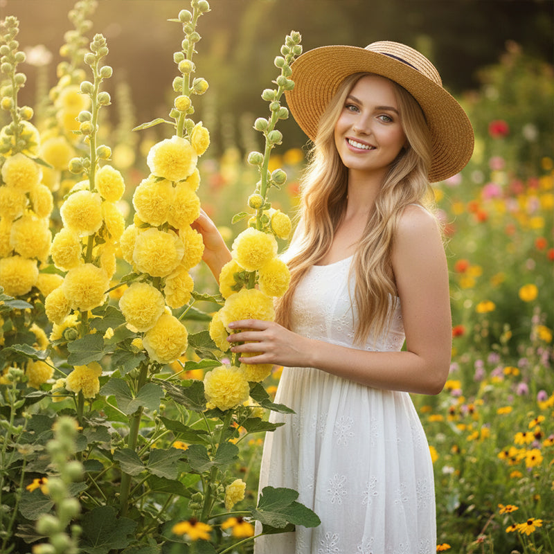 🌸Flerårige blomstrende stokrosfrø🌸