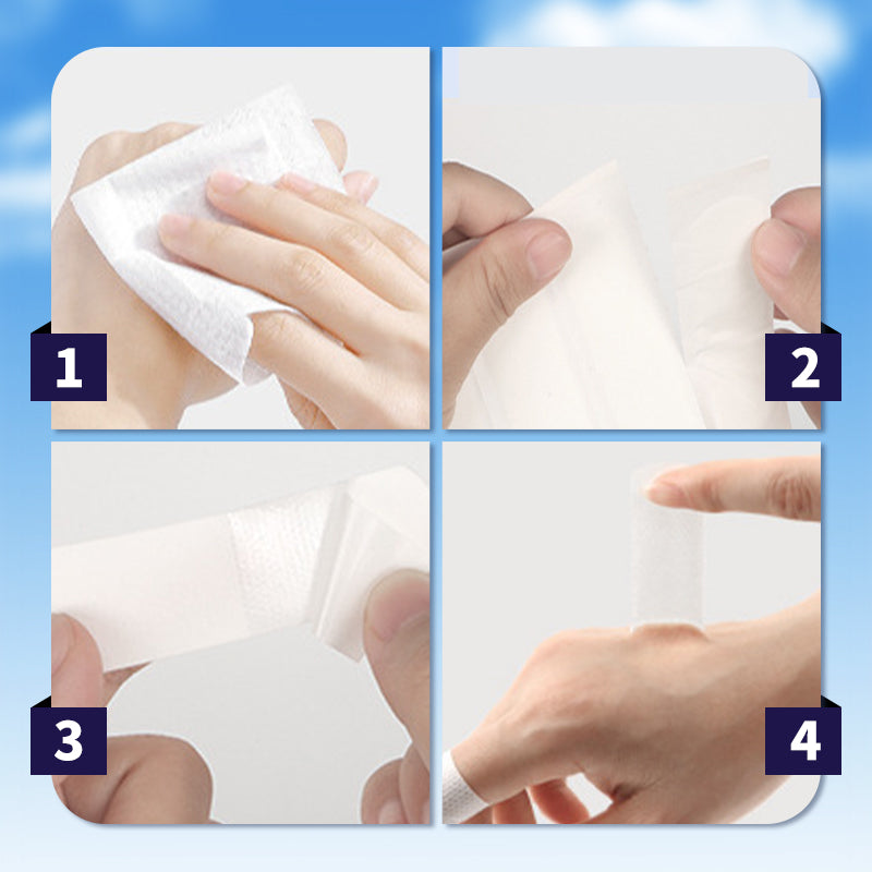 Reparasjonsplaster for sprukken hud på hender og føtte