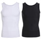 Men's Solid Slimming Abdominal Control Vest