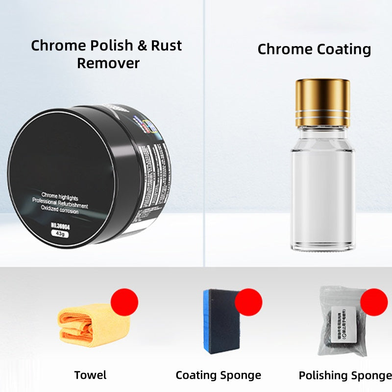 💥Begrenset tilbud, så lenge lageret rekker💥 Krompolerings- og rustfjerningssett for kjøretøy
