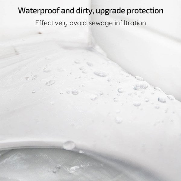 Biologisk nedbrytbart toalettsetetrekk i plast til engangsbruk