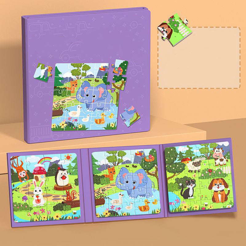 Magnetisk byggebok for barn