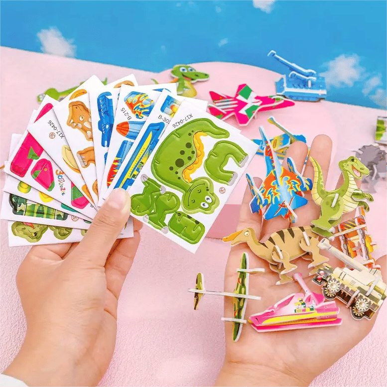 🔥Siste dag 49% RABATT🔥Pedagogisk 3D-tegneseriepuslespill🧩