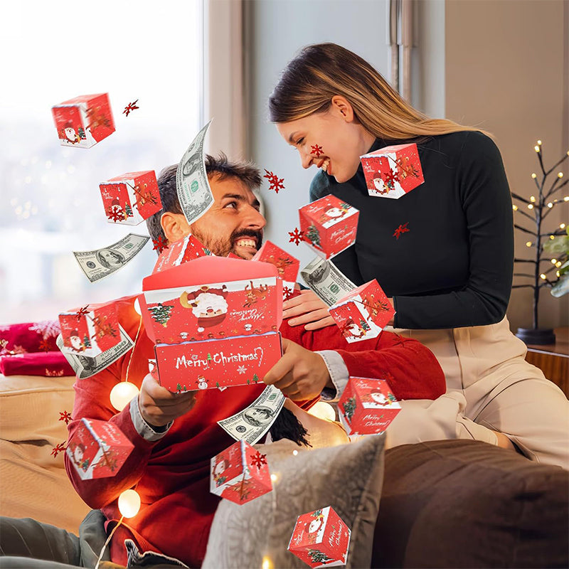 🎅Tidlig jul - 50% rabatt🎄Eksplosiv pop-up overraskelsesgaveeske