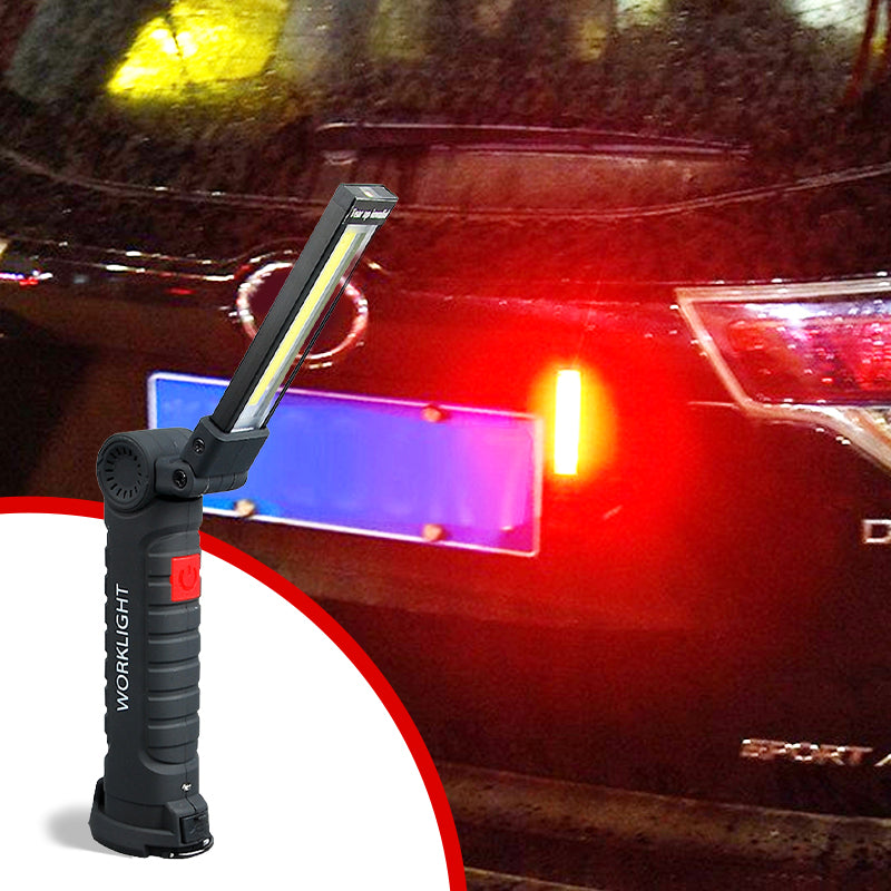 Foldable LED Work Lights Set with Magnetic Base