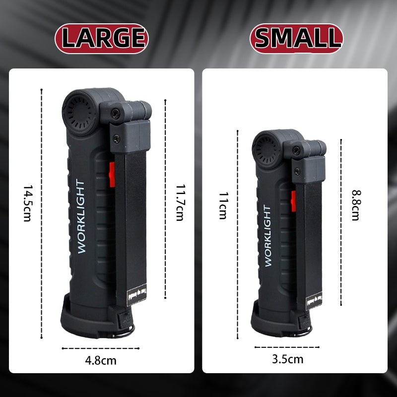 Foldable LED Work Lights Set with Magnetic Base