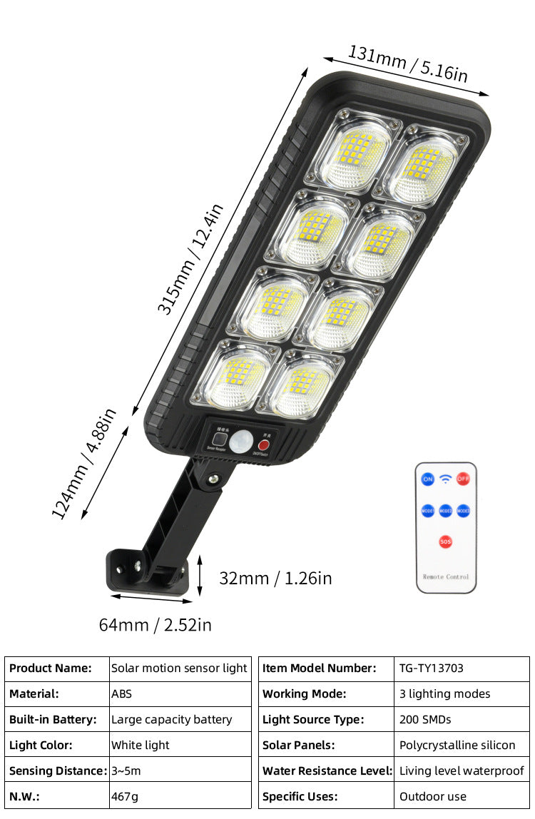 Solcelledrevne LED-lamper
