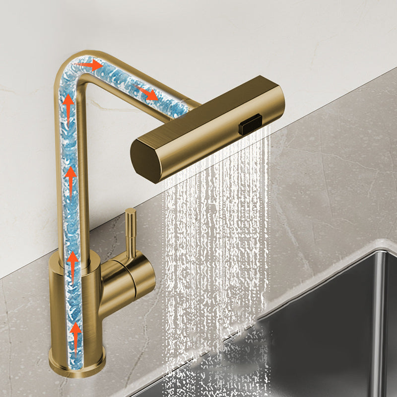 Kjøkkenkran med nedtrekkbar dusj