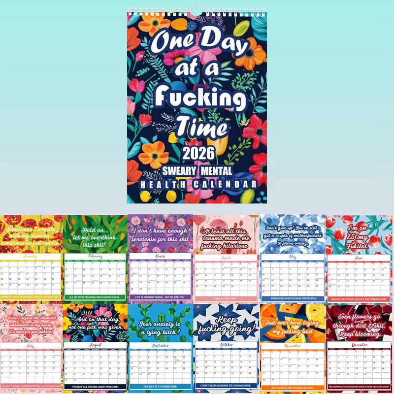 2026 Funny Mental Health Calendar