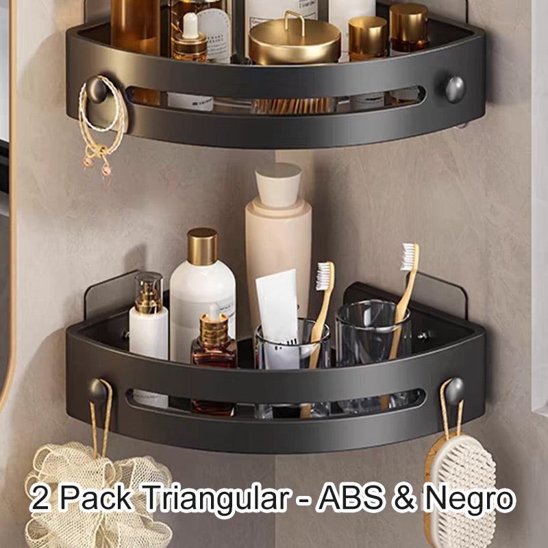 Hjørne dusjhylle uten boring med kroker