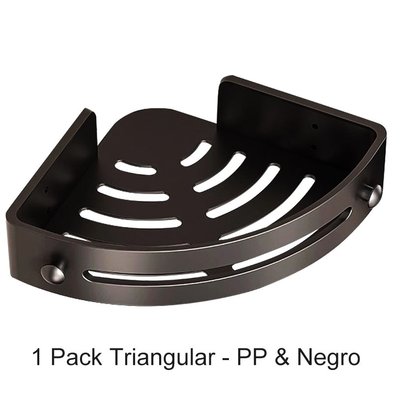 Hjørne dusjhylle uten boring med kroker