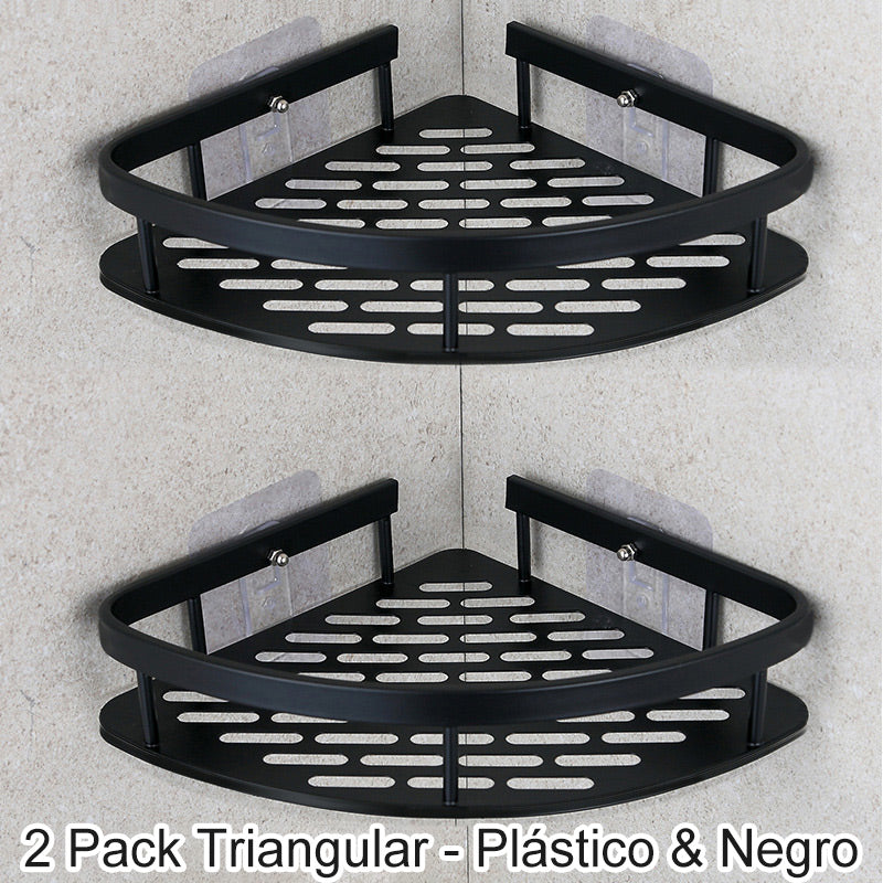 Hjørne dusjhylle uten boring med kroker