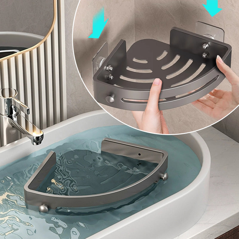 Hjørne dusjhylle uten boring med kroker