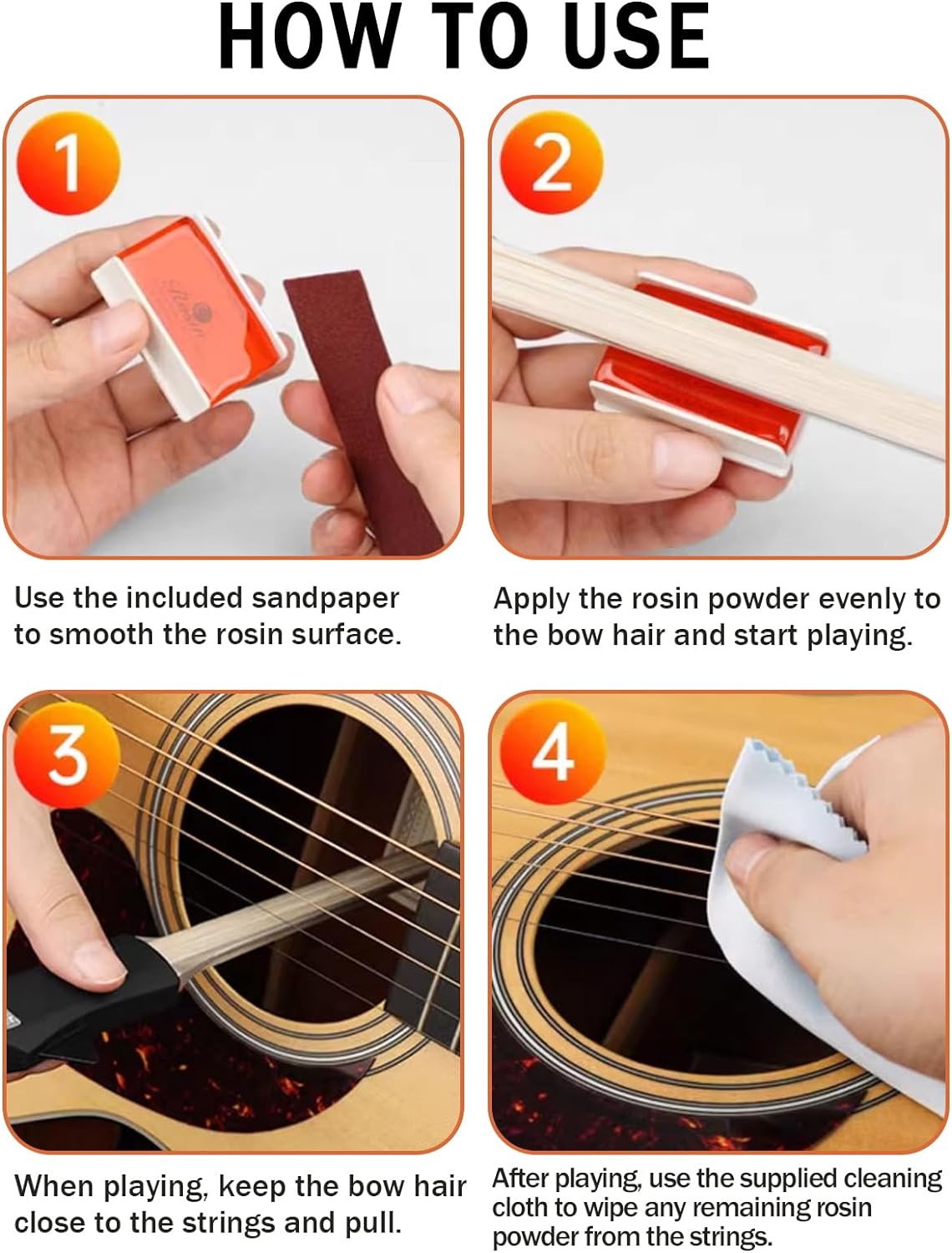 Gitarre spielender Bogen-Kostenloser Versand Heute