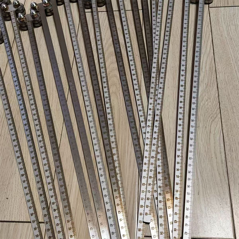 Rustfritt stål linjal for sirkelsag