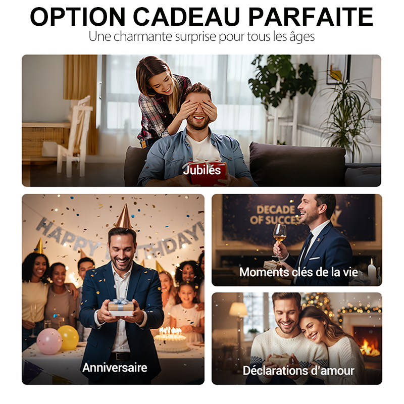 Vanntett sportsur for menn med selvlysende display