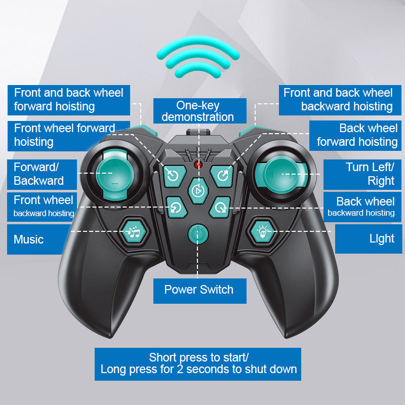 Gestusfølsom stuntrobot hund leketøy til bil