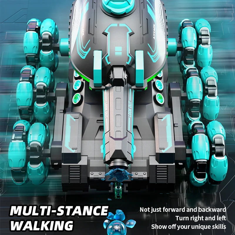 Fjernstyrt seks-hjuls tank - Transformérbar for kamp