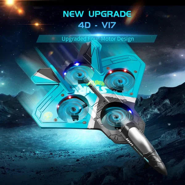 Jul med 49 % rabatt V17 Jet Fighter Stunt RC-fly for jetjagere