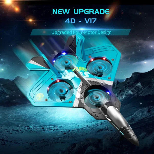 Jul med 49 % rabatt V17 Jet Fighter Stunt RC-fly for jetjagere