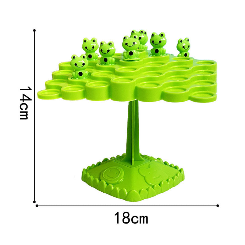 Balansetre-froskestablingsleke