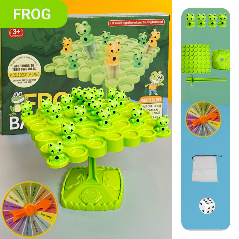 Balansetre-froskestablingsleke