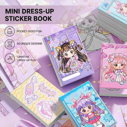 Cute Pocket-Sized Dress-Up Sticker Book