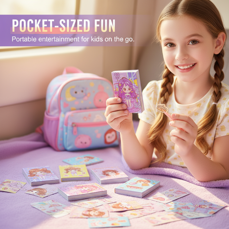 Cute Pocket-Sized Dress-Up Sticker Book