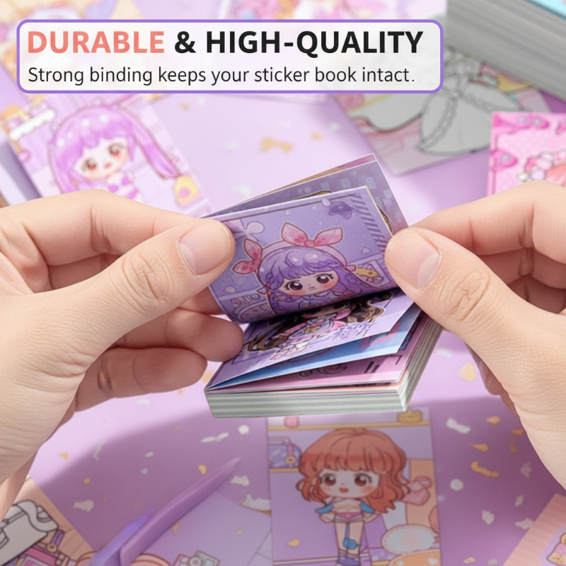 Cute Pocket-Sized Dress-Up Sticker Book