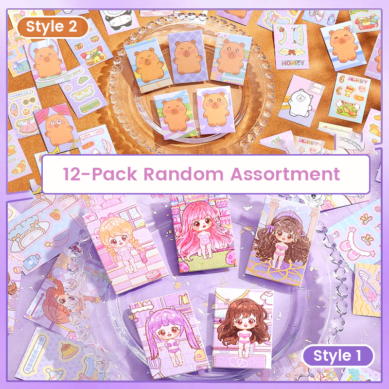 Cute Pocket-Sized Dress-Up Sticker Book