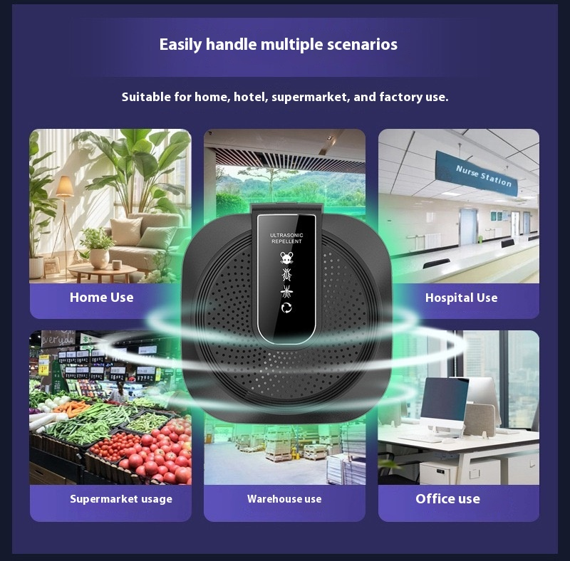 Ultrasonic anti -rowing repellents powerful - 360 ° intelligent technology for