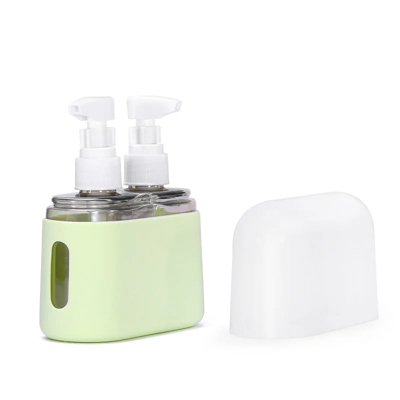 Mini shampoo dispenser bærbart reiseflaskesett