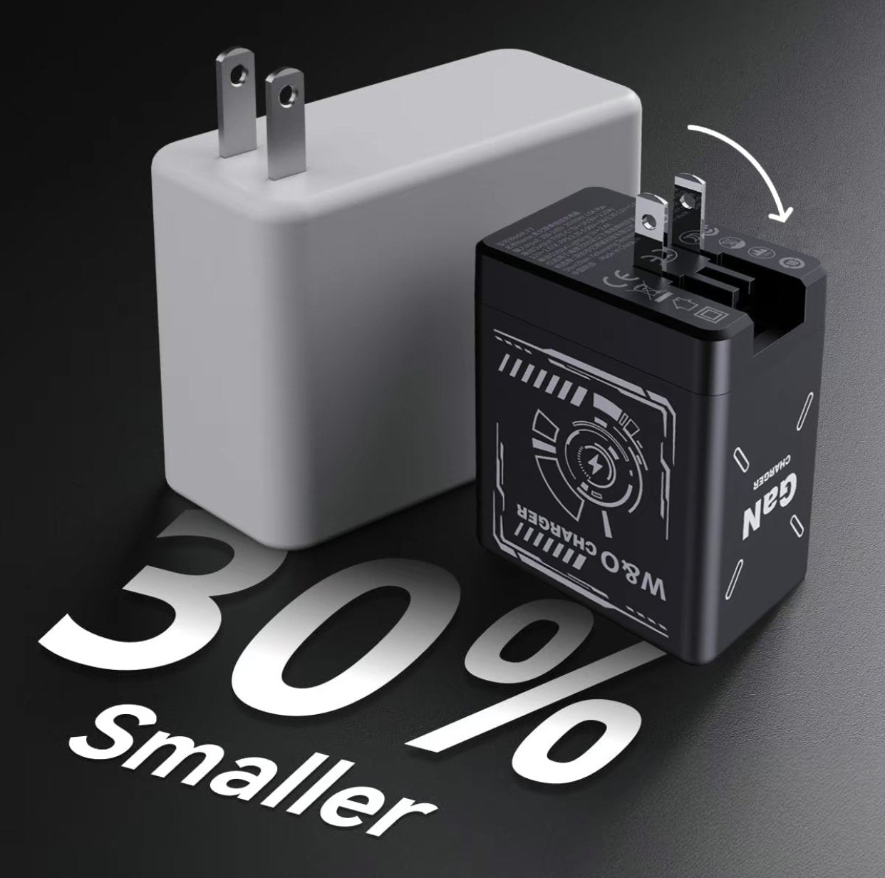 🏆2025 Flash Sale 50% off⚡50,000+ SOLD!💥🔥W&O 2-in-1 GaN 20W Fast Charger, Best Gifts