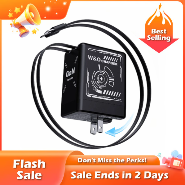 🏆2025 Flash Sale 50% off⚡50,000+ SOLD!💥🔥W&O 2-in-1 GaN 20W Fast Charger, Best Gifts