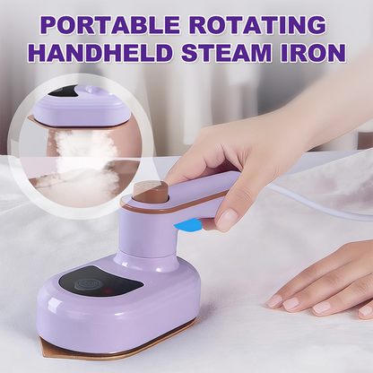 Bærbart roterende håndholdt dampstrykejern