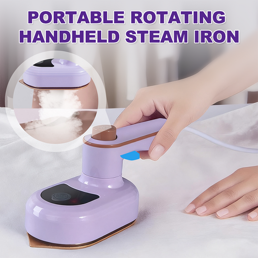 Bærbart roterende håndholdt dampstrykejern