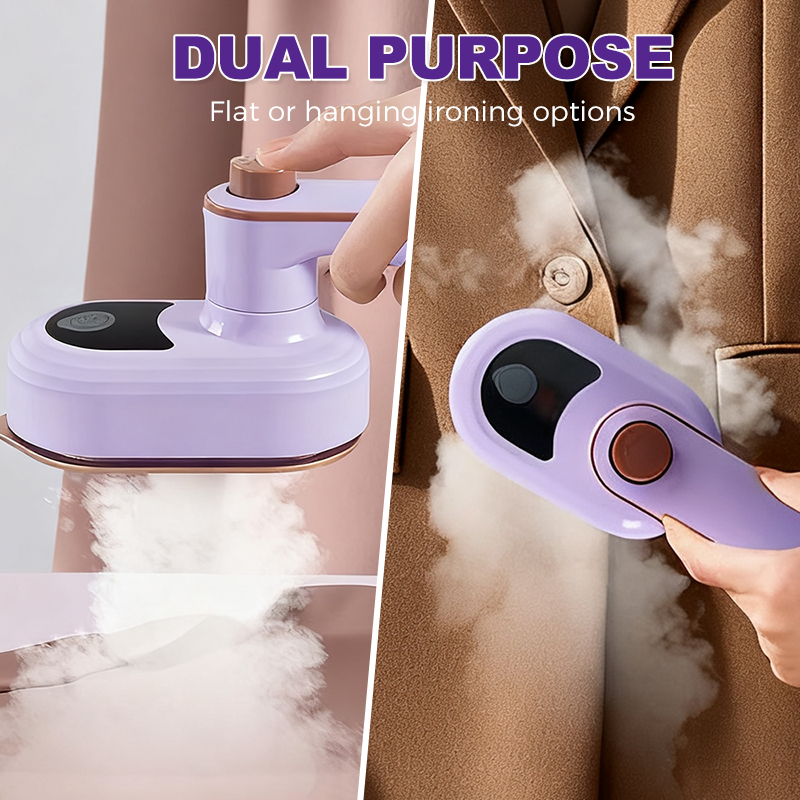 Bærbart roterende håndholdt dampstrykejern