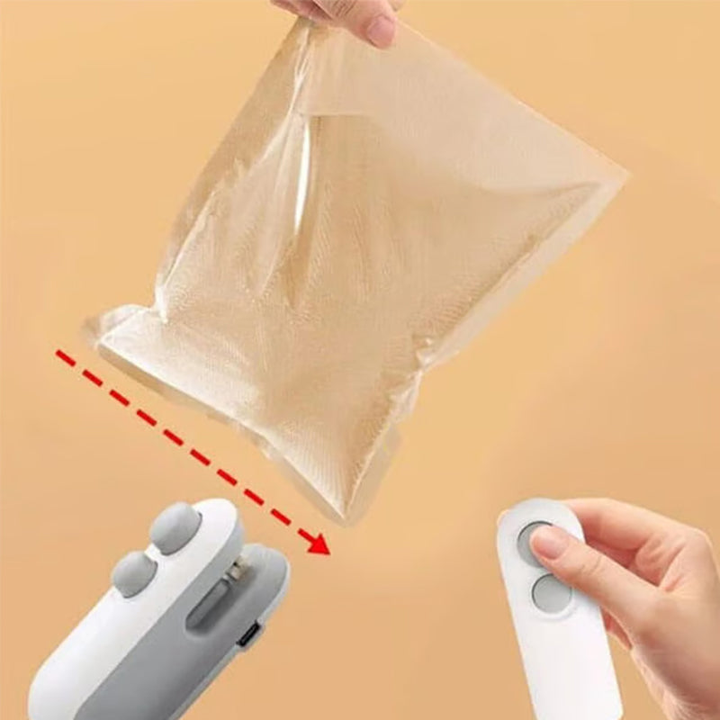 Mini oppladbar snackpose-varmeforsegler