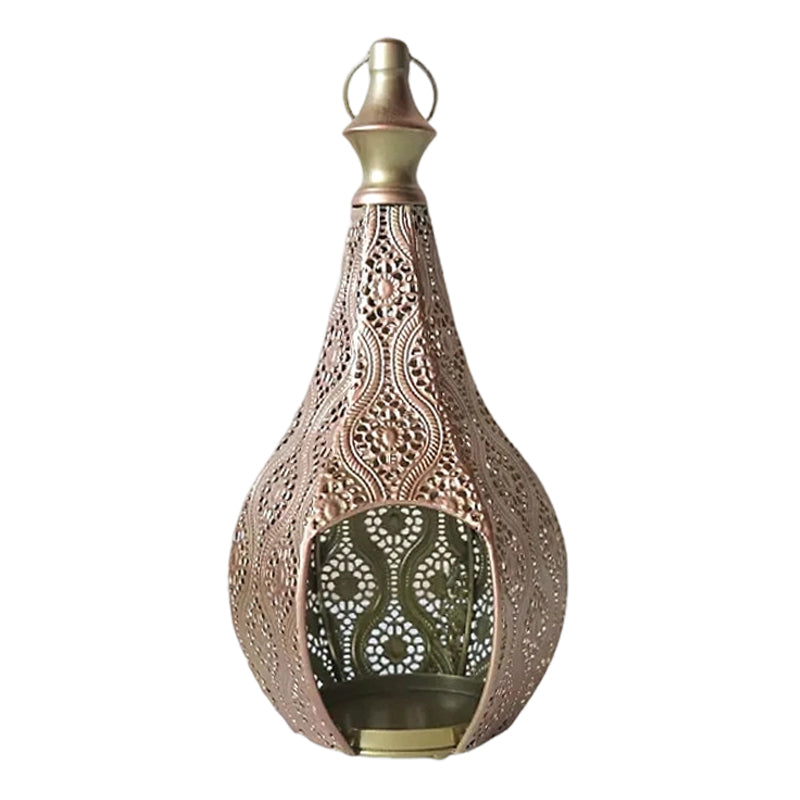 Hult metalllysestake-ornament