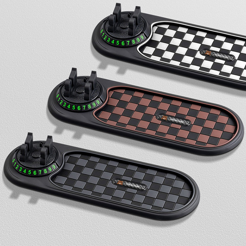 Car Dashboard Anti-Slip Mat with Phone Holder