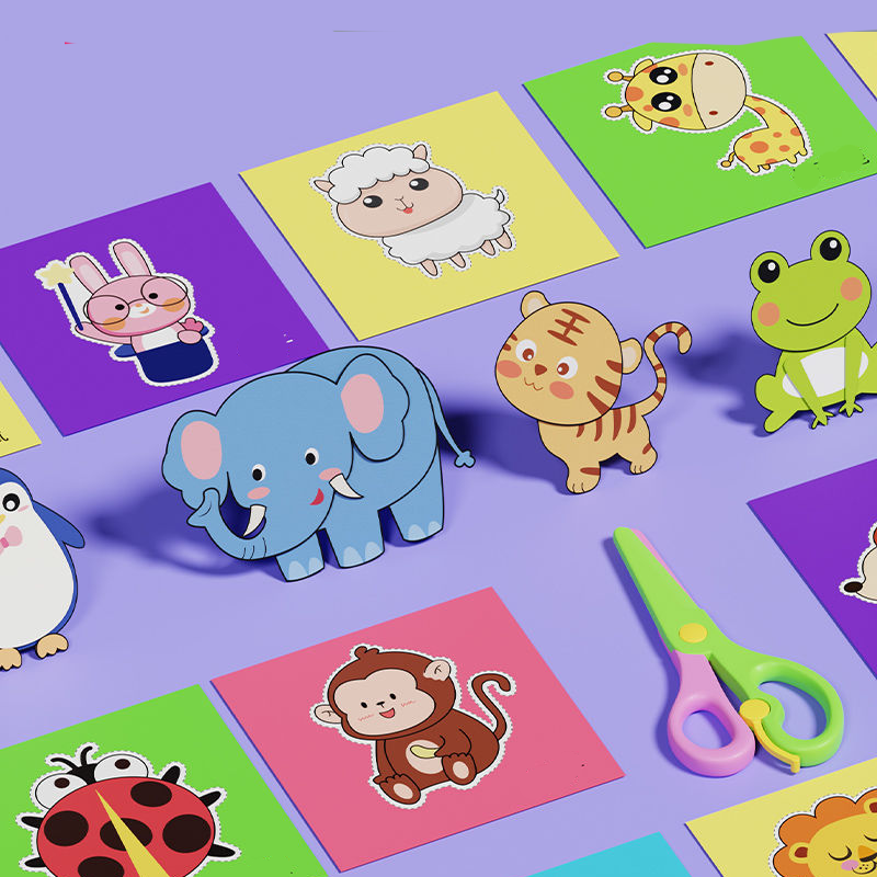 Papirklipingssett for barn