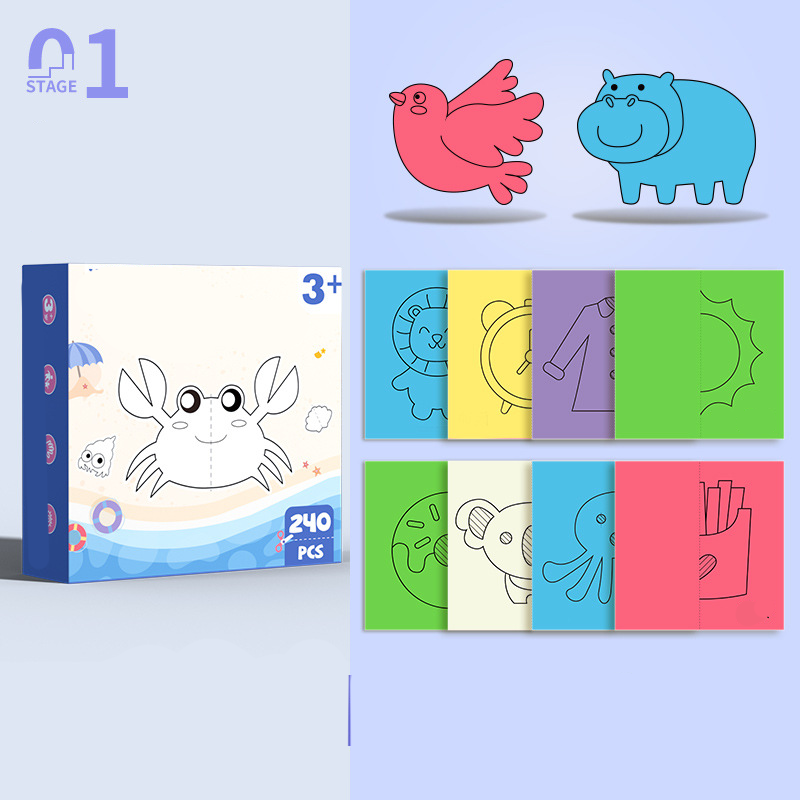 Papirklipingssett for barn