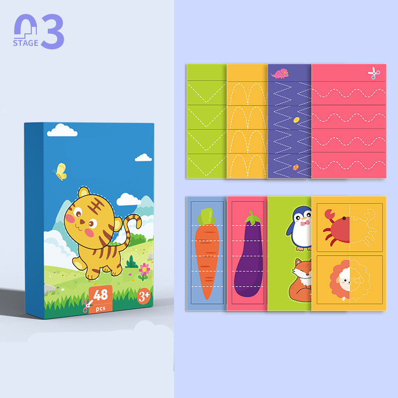 Papirklipingssett for barn