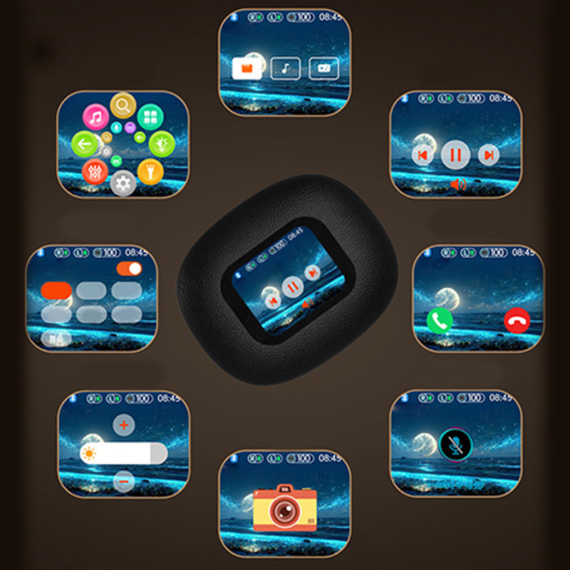 Smart Sport Clip-On Bluetooth-ørepropper med digital skjerm